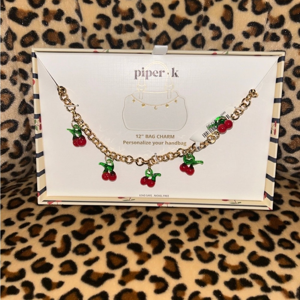 Piper K Cherry Bag Charm